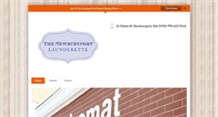 Desktop Screenshot of newburyportlaunderette.com